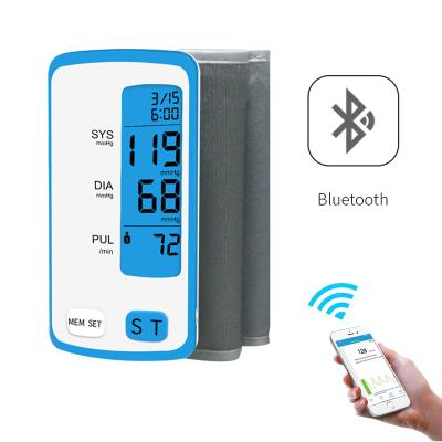 China 2 User Friendly Blood Pressure Monitor Smart Arm Cuff Large Selection Arm Bluetooth Blood Pressure Machine for IOS and Android for sale