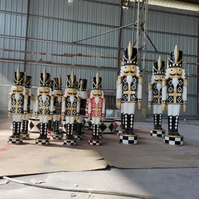 China Water Proof New Product Factory Supplier Indoor Decorative Statue Nutcracker Red Nutcracker Soldier Large for sale