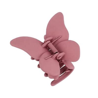 China Factory Wholesale Butterfly Hair Decoration Frosted Hair Claw Hair Accessories for sale