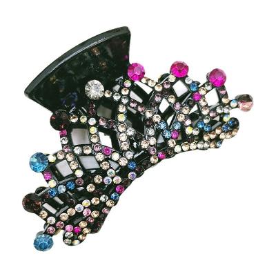 China Hair Decoration Factory Wholesale Elegant Rhinestone Hair Clip for sale