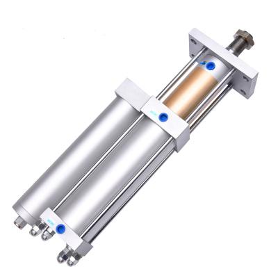 China Building Material Shops MPT Pneumatic Components Gaseous Liquid Booster Cylinder 1T-60T 63mm-180mm for sale