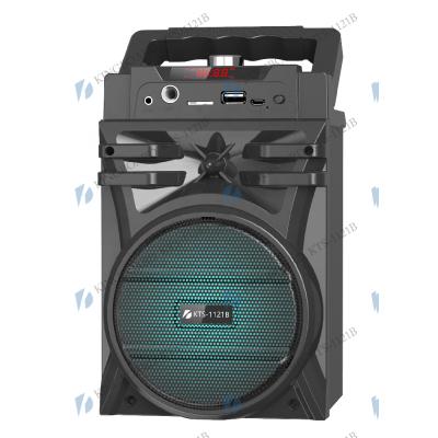 China No KTS-1121B Wireless Portable Outdoor Speaker With 4 Inch Factory Price Wholesale OEM FM Radio for sale