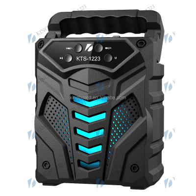 China No Wireless Portable Outdoor KTS-1223 Speaker With 4 Inch Factory Price Wholesale OEM FM Radio for sale