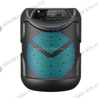 China No Nodes Wireless Portable Outdoor Lightweight BT Speaker With TWS&FM&USB 6.5 Inch KTS-1510 Factory Price Wholesale OEM for sale