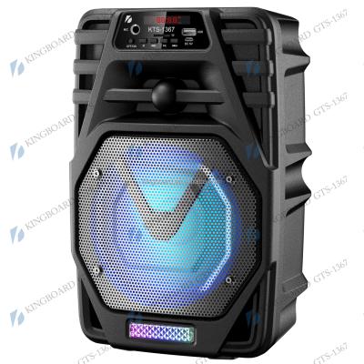 China No Knots DJ Party Wireless Portable BT Outdoor Speakers With TWS&FM&USB 6.5 Inch KTS-1367 Factory Price for sale