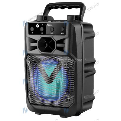 China No Wireless Portable Outdoor KTS-1352 Speaker With 4 Inch Factory Price Wholesale OEM FM Radio for sale