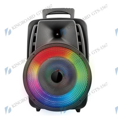 China No Nodes BT Wireless Portable Outdoor Lightweight Speaker With TWS&FM&USB 8 Inch GTS-1567 Factory Price Wholesale OEM for sale