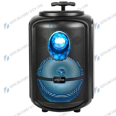 China No Knots Wireless Portable Outdoor Party Multifunctional BT DJ Trolley Speaker With TWS&FM&USB 8 Inch KTS-1306 Factory Price for sale