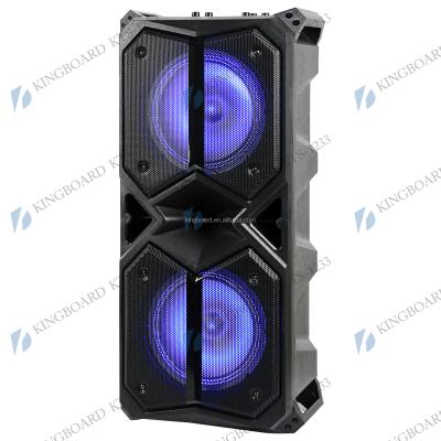 China No Knots DJ Party Wireless Portable BT Outdoor Speakers With TWS&FM&USB Dual 8 Inch Factory Price KTS-1233 for sale