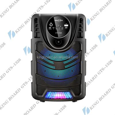 China No GTS DJ Party Wireless Portable BT Outdoor Speakers With TWS&FM&USB 6.5 Inch GTS-1326 Factory Price for sale