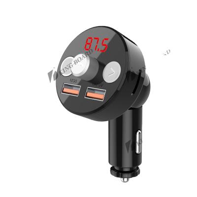 China FM Transmitter Car Radio Receiver Kit Stereo Wireless MP3 Player With USB Car Charger Said Micro SD Card And USB Flash Player KCB-906 for sale