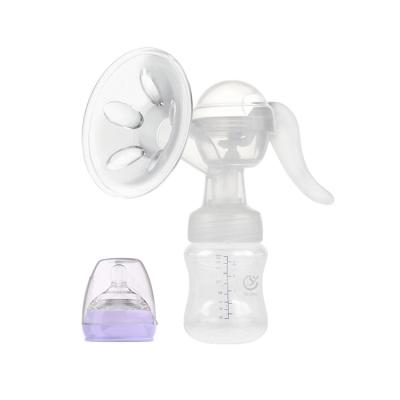 China BPA Free Silicone Breastfeeding Manual Breast Milk Pump for sale