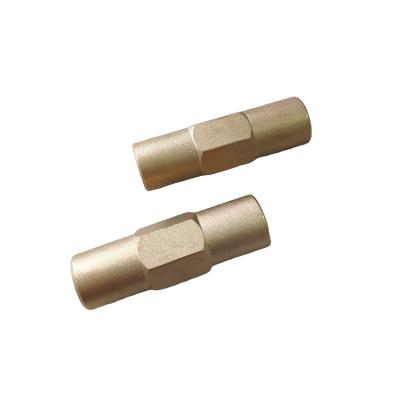 China High Quality Chinese Brass Couplers Hex Head Threaded Rod Couplers for sale