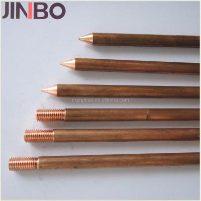 Cina High Quality Copper Electroplated Solid Ground Rod in vendita