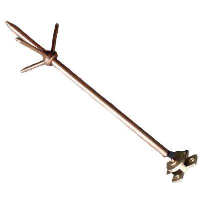 Chine Lightning Protection Air Terminal Pure Copper Lightning Rod à vendre