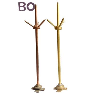 Chine ESE Building Lightning Arrester Electric Brass Lightning Rod à vendre