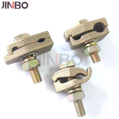 China Lightning Protection and Earthing Connection Clamp Brass Earth Tower Clamps for sale