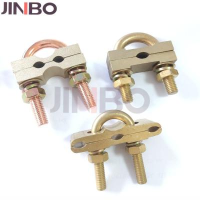 Cina Chinese Jinbo Electrical Grounding Clamp Connector U Bolt Rod Clamp with Cheap Price in vendita