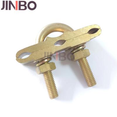 China Lightning Protection Earthing Materials U Bolt Ground Rod Clamp U Type Earth Rod Connector Te koop