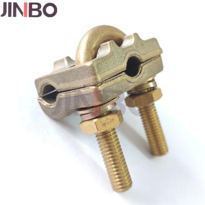 Cina Wholesale High Quality Grounding Connector Brass U Bolt Rod Connection Clamp with Cheap Price in vendita