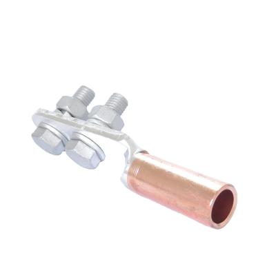 China Copper and Aluminum Terminal Bimetallic Lugs and Terminal Lug Connector with Two Holes Te koop