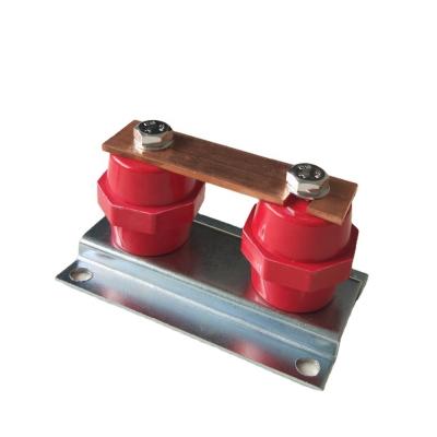 China 2 Way Copper Bus-bar Electrical Earthing Tape Bus Bar for sale