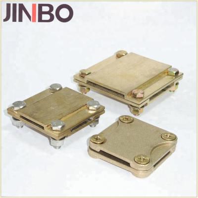 China China factory direct sales of various size copper bar fix clamp cross type clamp Te koop