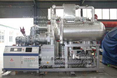 China Van de Schroefco2 van de verscheidenheidsfrequentie van het de Koelingssysteem de Compressorrek voor snel Bevroren Te koop