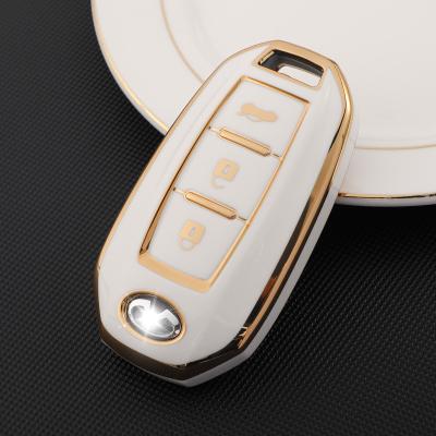 China Protect Car Key Factory Wholesale Direct TPU Gold Line Solft Car Key Cover For Infiniti QX50 QX60 Q70L 2017 2018 2019 2020 2021 for sale