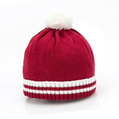 China Newborn Baby Girls Cotton Beanie Knit Hat Infant Pom Soft Hat Character for sale