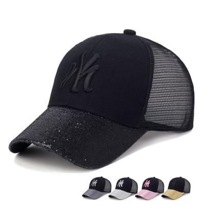 China COMMON Unisex Adult Trucker Covers Mesh Hats Embroidery Snapback Baseball Hats for sale