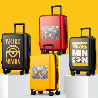 China Hard ABS Case Spinner Wheels TSA Lock Trolley Luggage Moving Suitcase for sale