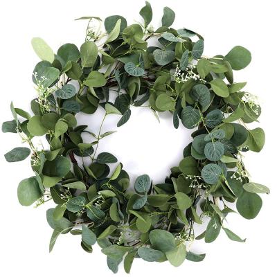 China Durable Wholesale Price Make Lovely Newbie 24inch Home Artificial Christmas Wreath for sale