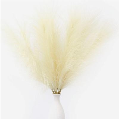 China Hot Selling Long Lasting 43inch Dried Decoration Artificial Flowers Artificial Pampas Grass for sale