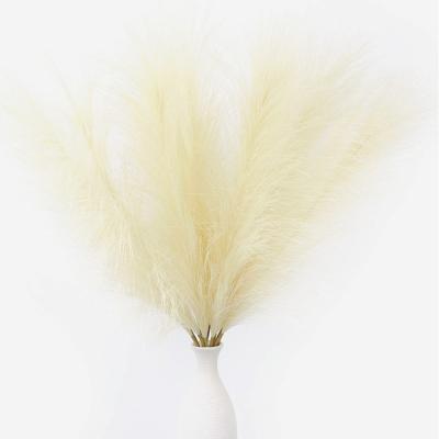 China Factory Price Artificial Flowers High Quality Durable Artificial Pampas Grass Small Large For Home Decorations for sale