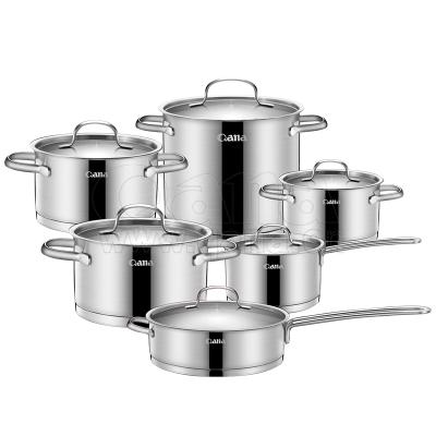 China Sustainable cooking pot pan with fry pan for sale