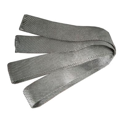 China High Temperature Resistance Conductive Strap Metal Stainless Steel Fiber Webbing for sale