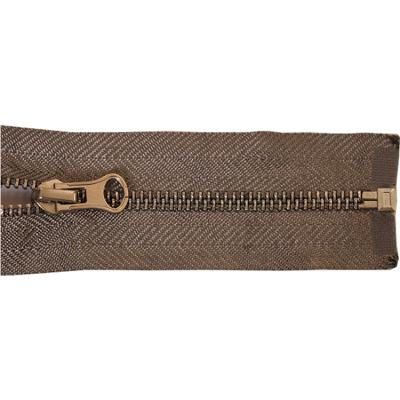 China Top Quality 100% Stainless Steel Fiber 316L Yarn Sustainable Metal Zipper By The Yard for sale