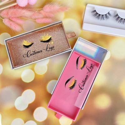 China Luxury And Recyclable Eyelash Vendor Customized Boxes Custom Wick Box Lashes With Black Case Eyelash Box Packaging Custom With Logo Wick Book for sale