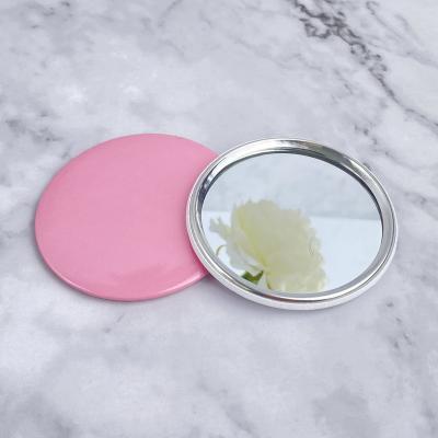 China Custom Pocket Personalized Mirror All Shapes Class Mini Mirrors Wholesale Small White Makeup Mirror for sale