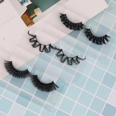 China Mink Lashes Lashes Packaging Custom Private Label 25mm Long Strip Full Box Natural Fluffy Lashes Lashes Luxury 5d Russia Lashes for sale