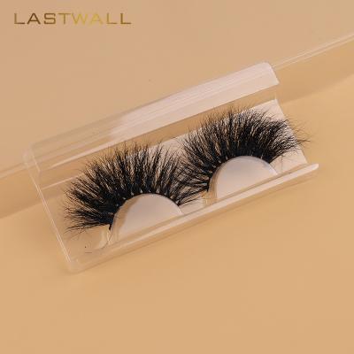 China Long Natural Siberian Mink Eyelashes 25mm Fluffy Full Strip Mink Lashes 3d Lashes Wholesale 25mm 3d Mink Lashes Seller Strip Lashes Full for sale