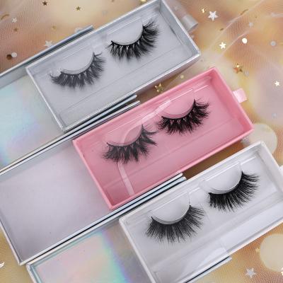 China Wholesale Natural Self Adhesive Long Faux Stone Dramatic Mink Eyelashes Artificial Eyelashes Packing Box Bulk Supplier for sale