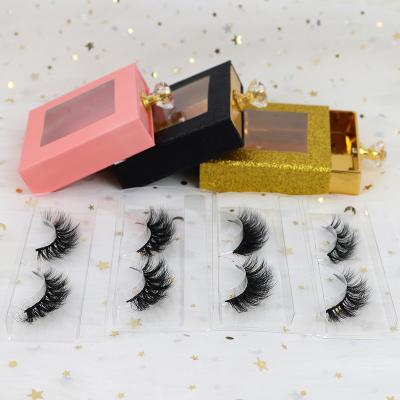 China Natural Siberian 3D Mink Fluffy Eyelash With 25MM Long Box Artificial Eyelashes Factory Wholesale Custom Seller Customized Lashes Boxes for sale