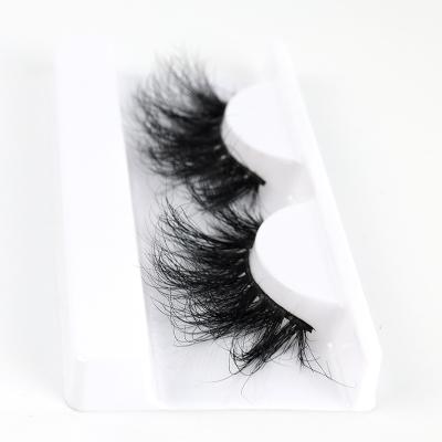 China Wholesale Natural Seller 25mm Long Lashes Mink Lashes Full Strip Lashes for sale