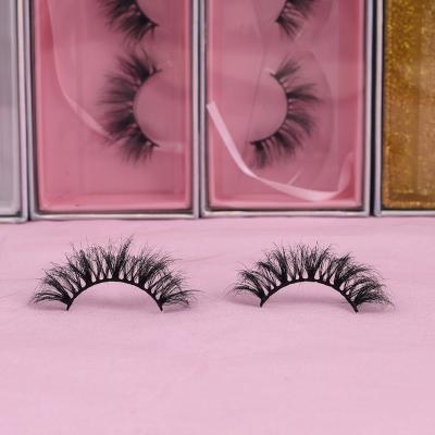 China 3D Mink False Eyelashes Long Box Package Sellers Natural Fluffy Natural Artificial Eyelashes Wholesale Custom Logo Natural Wholesale Free Sample for sale