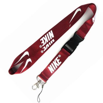 China Automotive Promotional Environmental Nylon Lanyard Eco-Friendly Phone Lanyard With Adjustable Nylon Neck Strap for sale