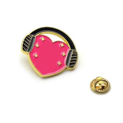 China China Personalized Custom Pin Metal Enamel Pin Music Gifts Enamel Lapel Pin Badge for sale