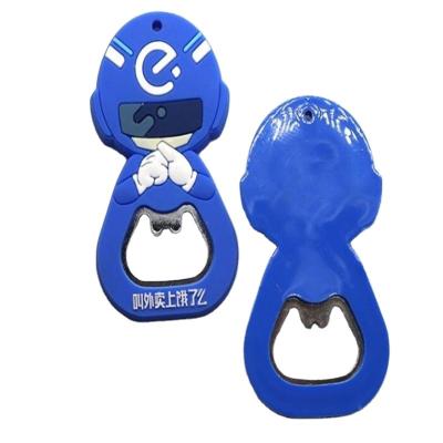 China Viable Wholesale Price 3D PVC Bottle Opener Custom Cardboard Shape Cheap Bulk Beer Bottle Opener Souvenir for sale