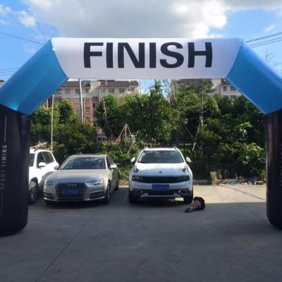 China Oxford and PVC Best Selling Custom Logo Advertising Inflatable Entrance Start Inflatable Arch Finish Line for sale